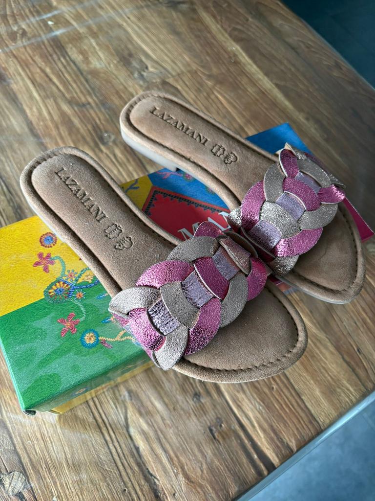 Te koop slippers Lazarmani, Ophalen of Verzenden, Zo goed als nieuw