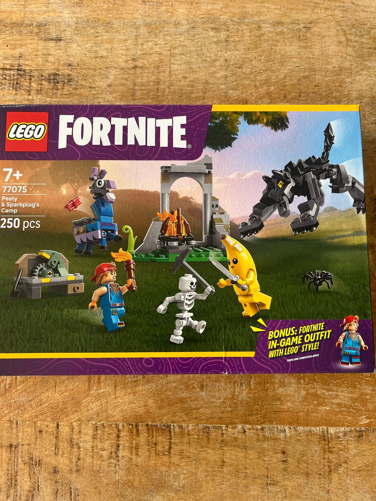 Nieuw! LEGO Fortnite 77075 Peely & Sparkplug's Camp Nieuw, Inclusief minifiguren, Overige thema's, Lego, Nieuw