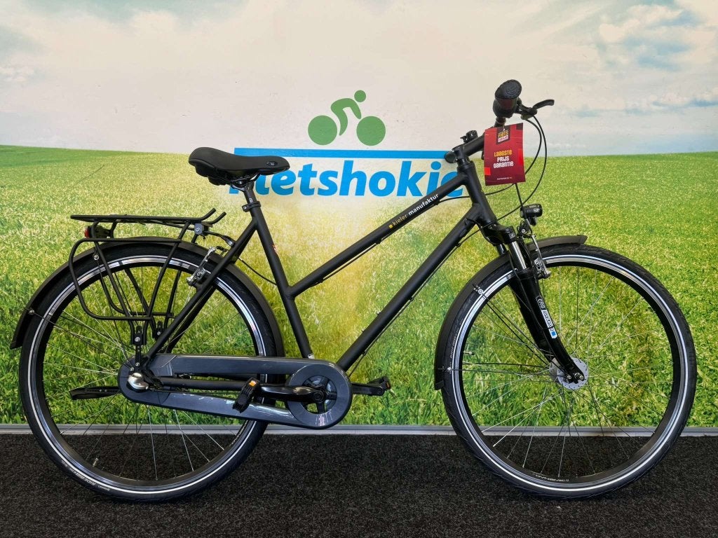 Fietshokje Amersfoort: Kieler Manufaktur damesfiets N3 H55, 53 tot 56 cm, Velgrem, Versnellingen, Niet ingevuld