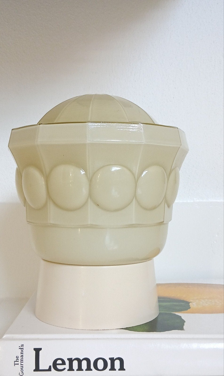 Vintage _ Thabur Den-Haag 1920-1930 Lamp,, Ophalen, Glas, Art deco