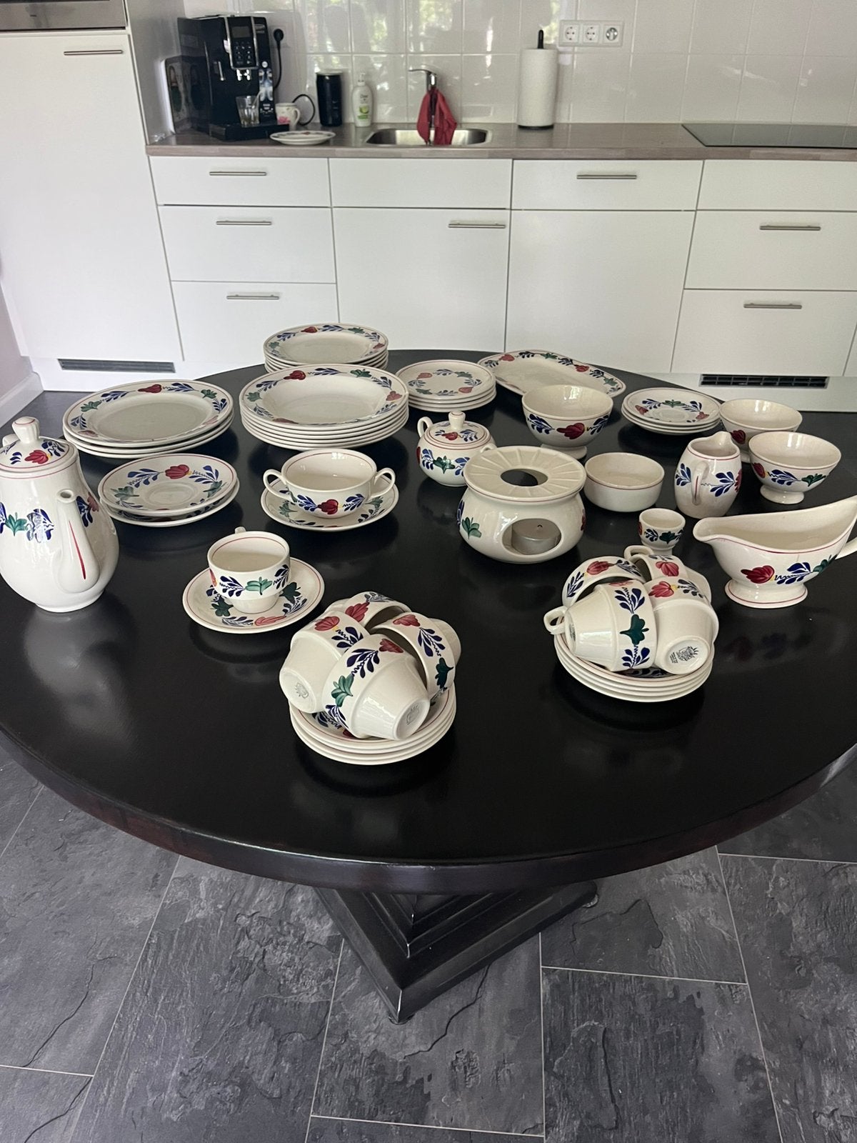 Boerenbond servies, Ophalen