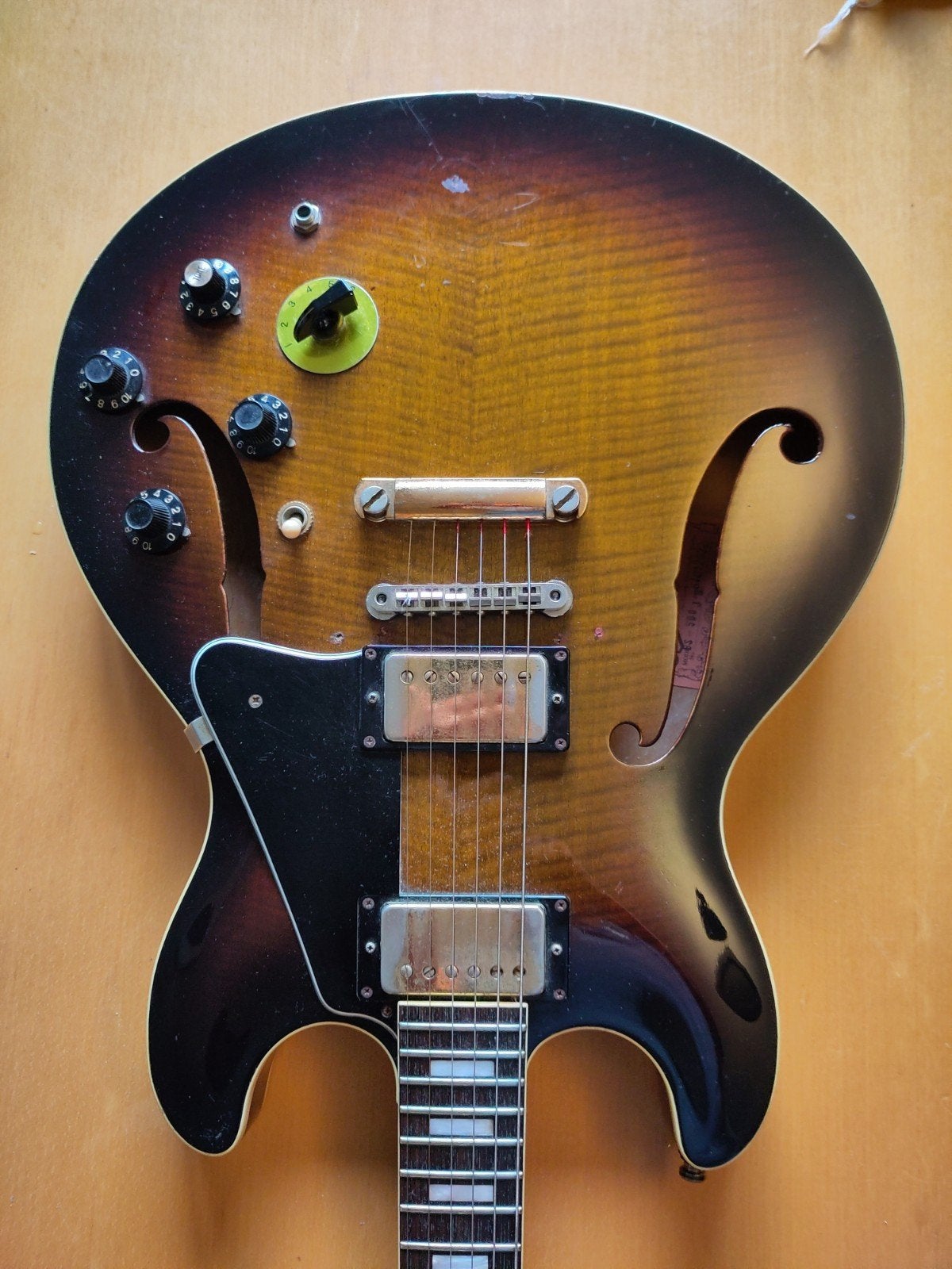 aria pro II vintage, Ophalen of Verzenden, Gebruikt, Solid body, Overige merken