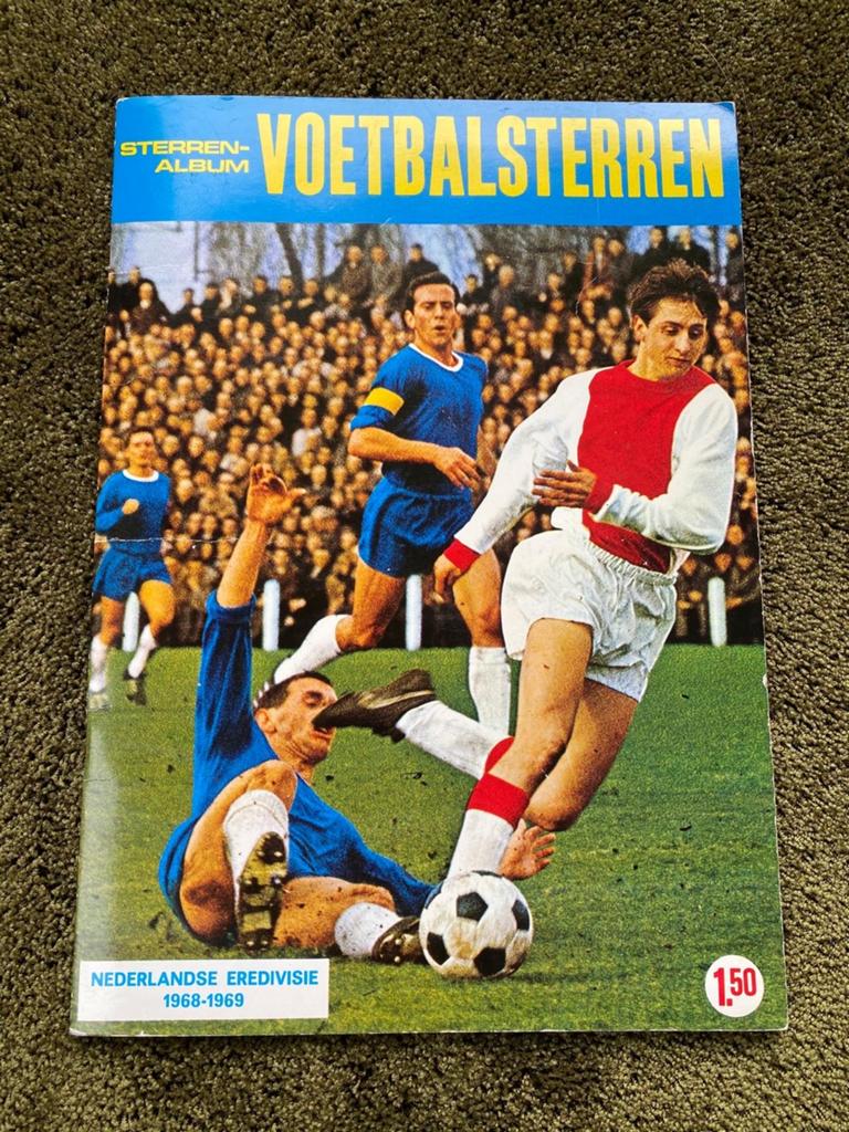 Vanderhout Voetbalsterren album 1968-69 compleet, Verzamelen, Ophalen of Verzenden, Zo goed als nieuw, Ajax, Poster, Plaatje of Sticker