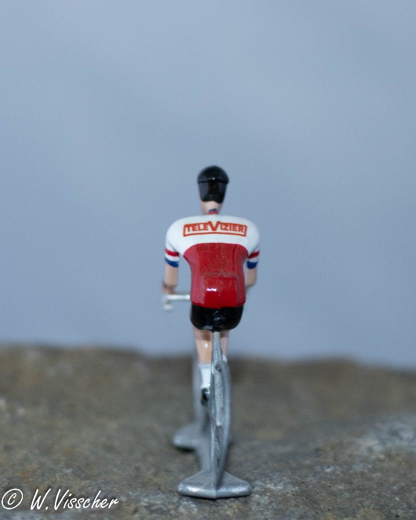 Miniatuur wielrenner, Ophalen of Verzenden, Zo goed als nieuw