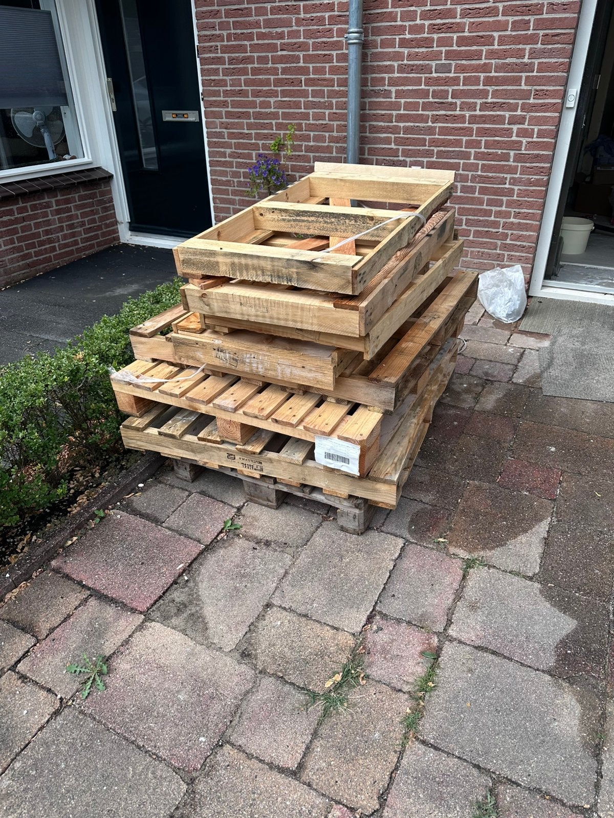 Gratis pallets, Ophalen, Zo goed als nieuw, Pallet, Minder dan 200 cm