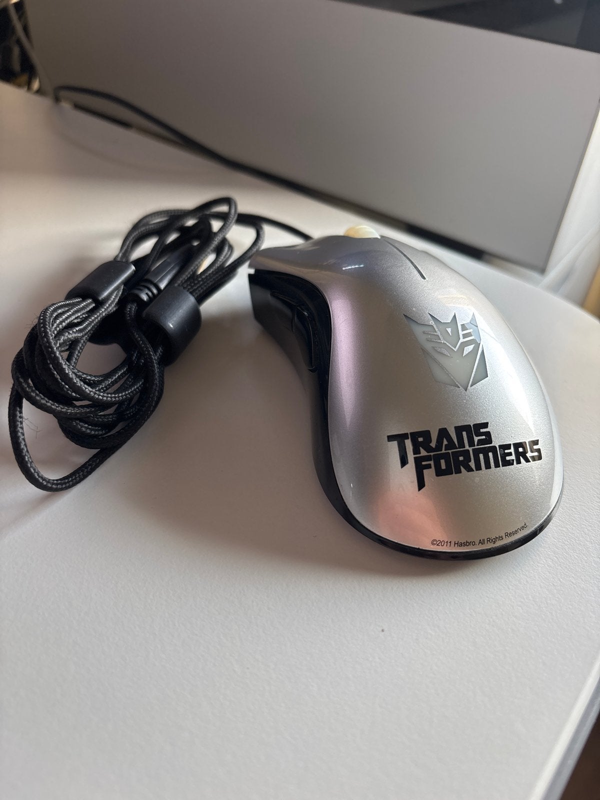 Razer DeathAdder – Transformers Megatron Limited Edition, Computers en Software, Muizen, Gebruikt, Muis, Rechtshandig, Bedraad