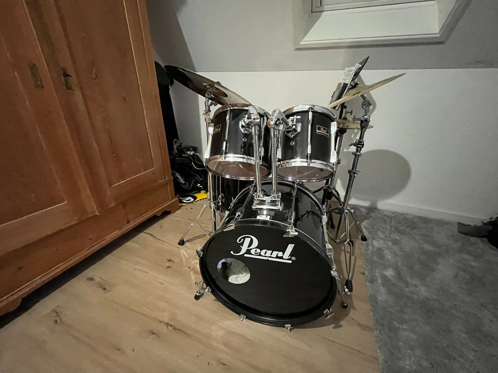 Pearl drumstel, Ophalen, Zo goed als nieuw, Pearl