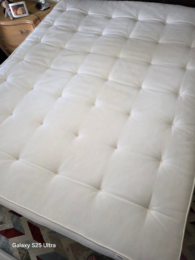 IKEA TUSTNA Matras Topper - Zo goed als nieuw!, Tweepersoons, Ophalen of Verzenden, Zo goed als nieuw, Matras