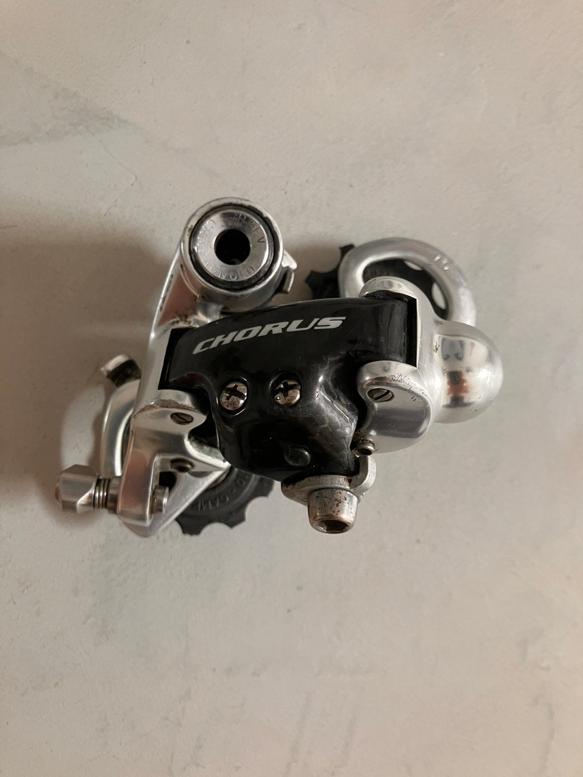 Campagnolo Chorus 10s achterderailleur., Fietsen en Brommers, Fietsonderdelen, Ophalen of Verzenden, Zo goed als nieuw, Derailleur of Ketting