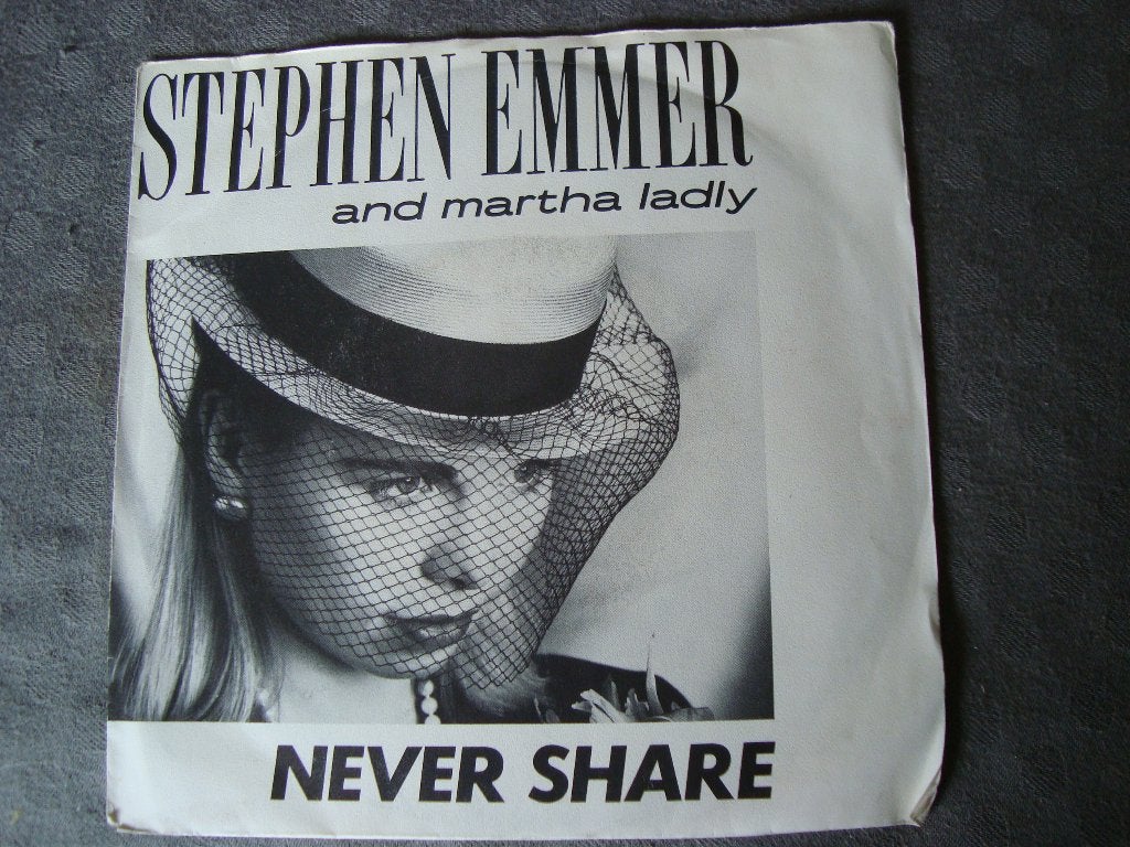 Stephen emmer and martha lady- never share, Cd's en Dvd's, Vinyl Singles, Ophalen of Verzenden, Zo goed als nieuw, Pop