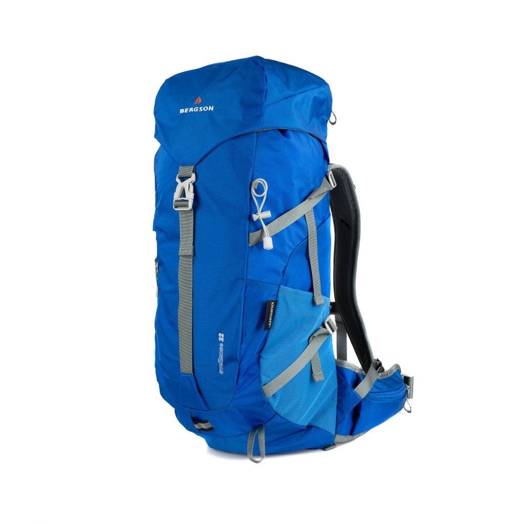 Dagrugzak Bergson Svellnose 22 liter Blauw + regenhoes, Bergson, 25 tot 40 cm, Nieuw, Ophalen of Verzenden