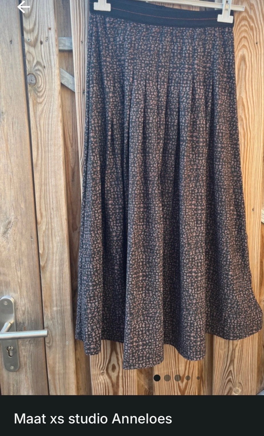 Studio Anneloes rok met print, maat XS, Kleding | Dames, Zwart, Ophalen of Verzenden, Zo goed als nieuw, Maat 34 (XS) of kleiner
