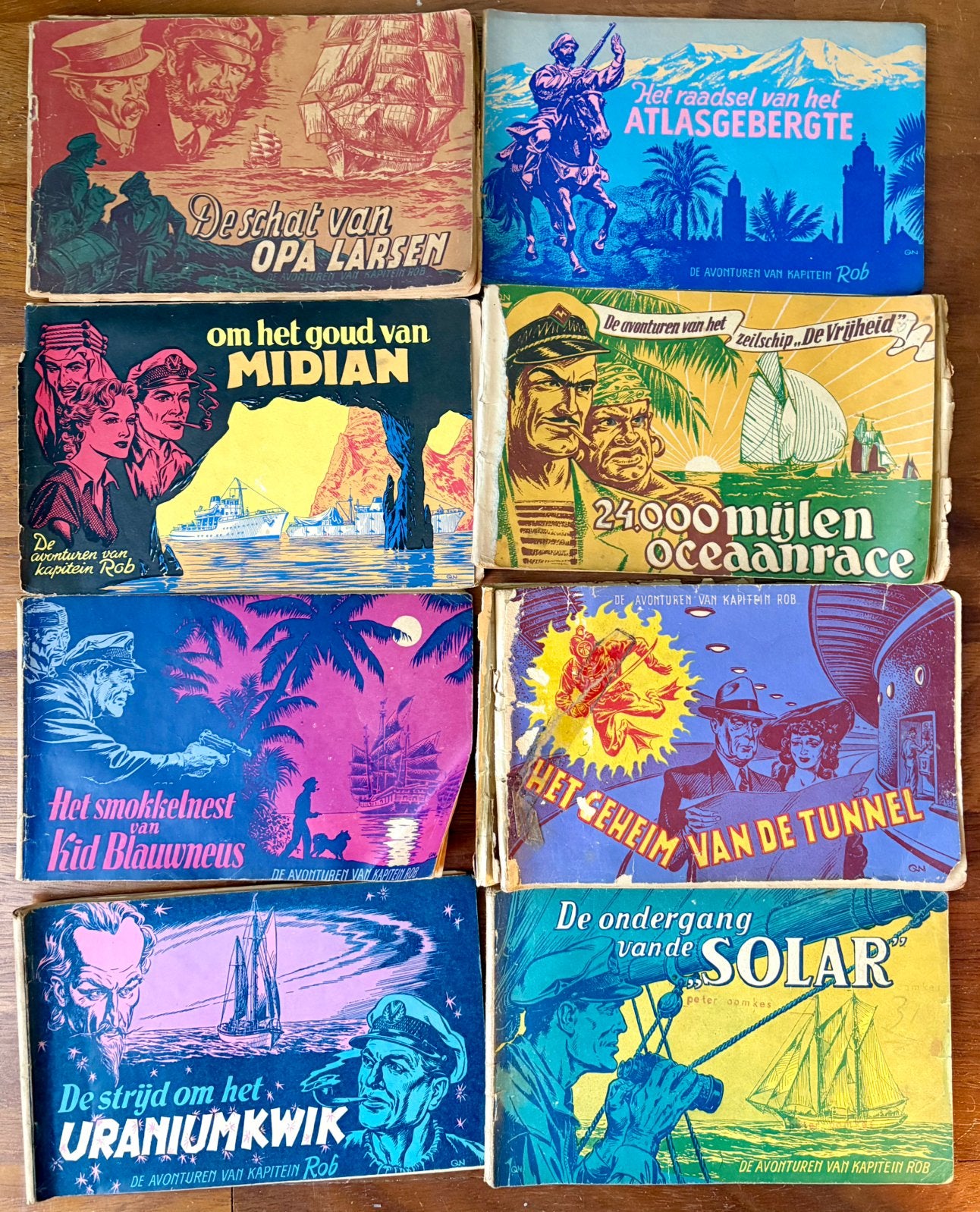 16 stuks De avonturen van Kapitein Rob, Boeken, Stripboeken, Gelezen, Meerdere stripboeken, Ophalen of Verzenden