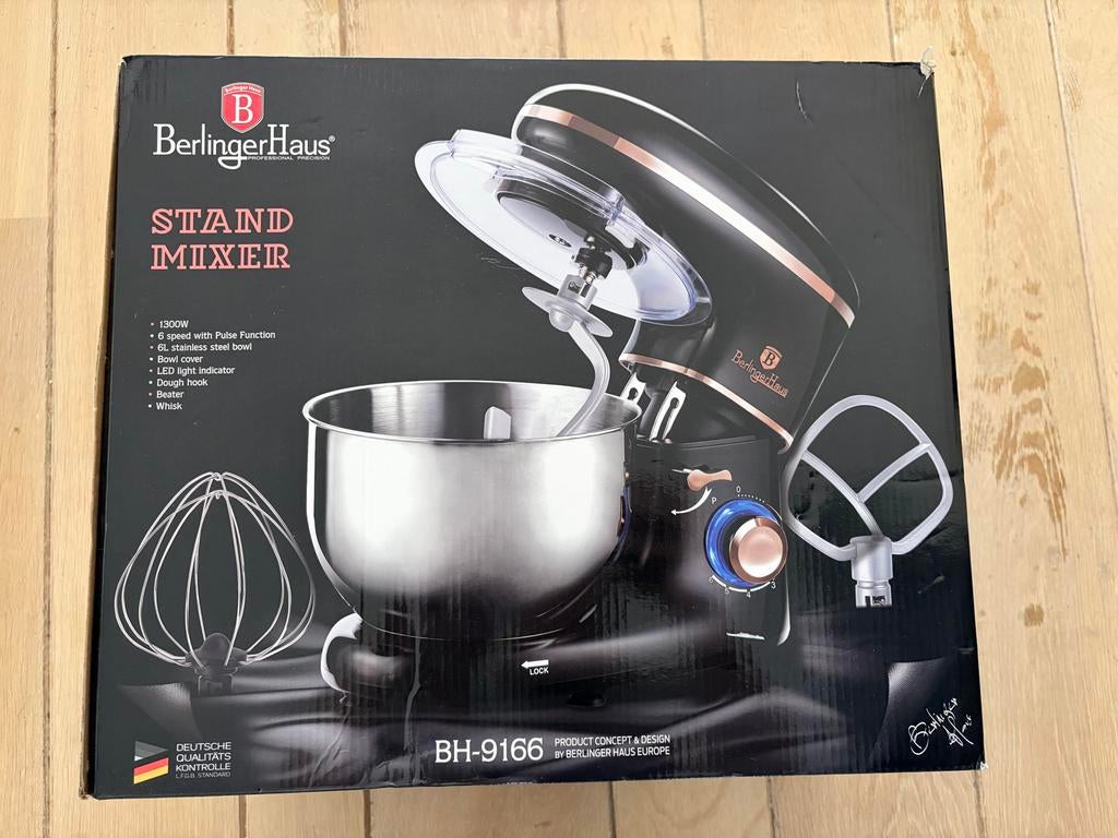 Berlinger Haus Standmixer, Witgoed en Apparatuur, Keukenmixers, Nieuw, 4 liter of meer, 3 snelheden of meer, Ophalen of Verzenden