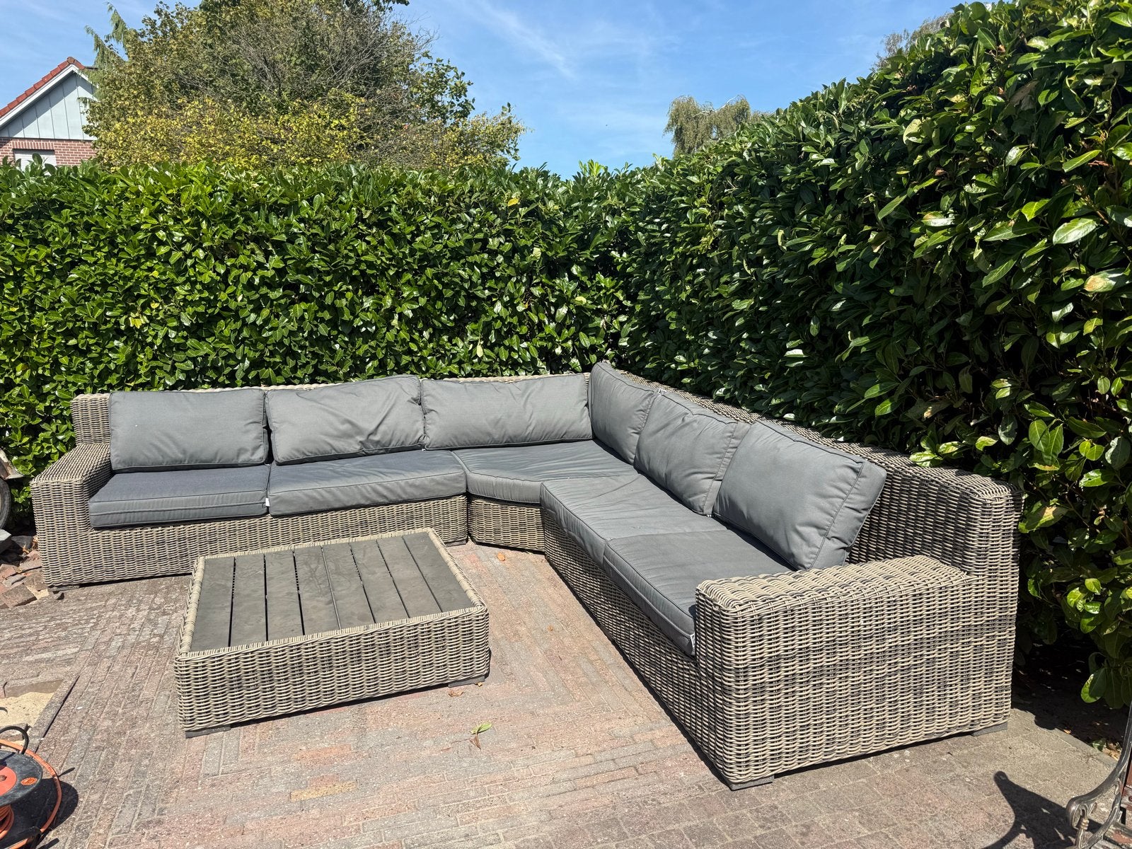 Grote B7 Club Collection Loungeset met tafel, Ophalen, Gebruikt, Loungeset, Bank