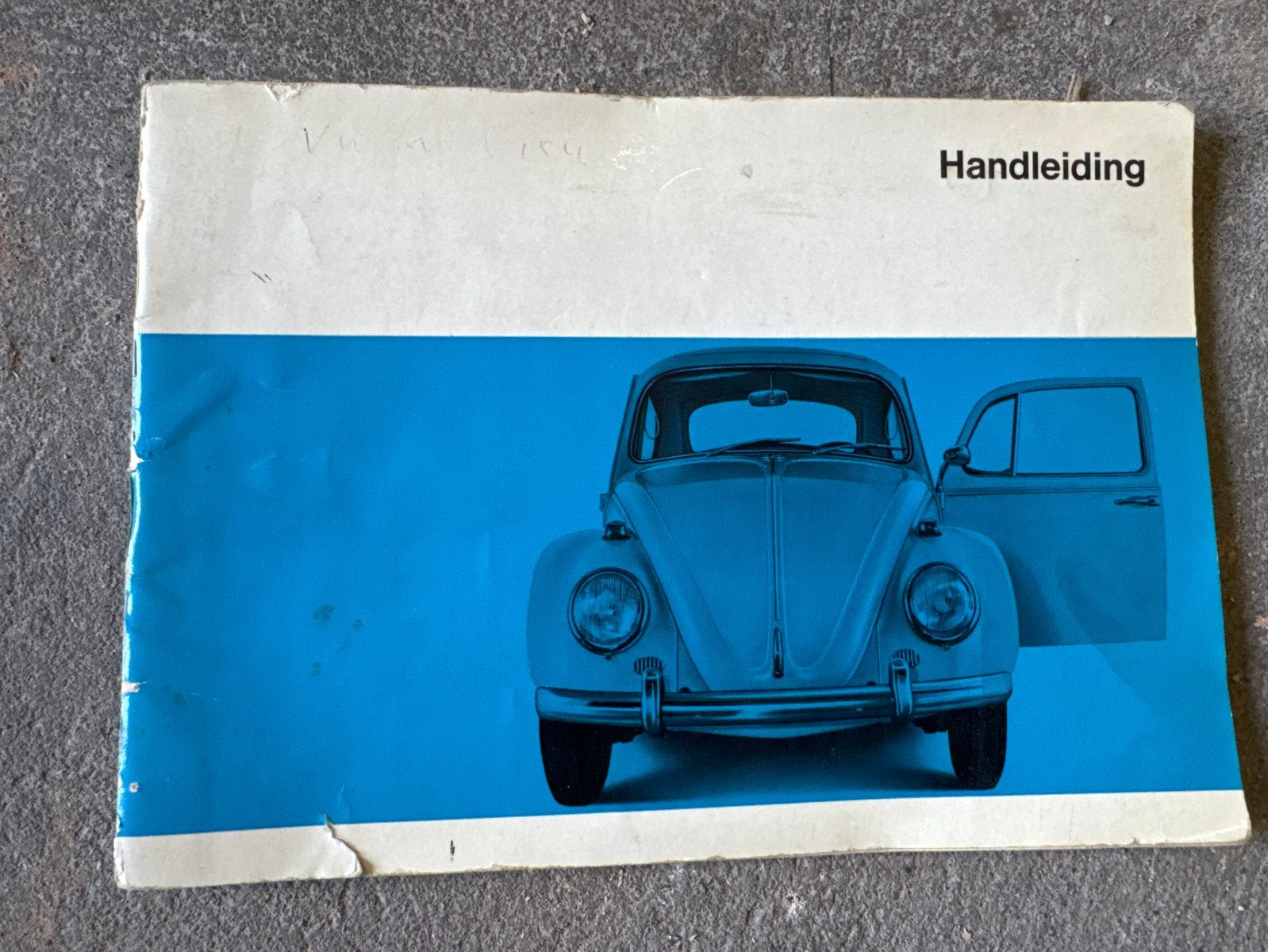 Handleiding en servicekaart VW 1300A - VW 1500 (1966), Ophalen of Verzenden