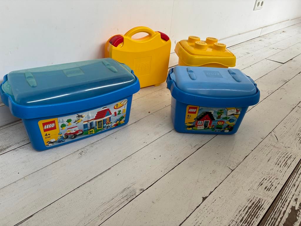 Lego Duplo en Lego Classic opbergboxen (4 stuks), Ophalen of Verzenden, Gebruikt, Complete set, Lego