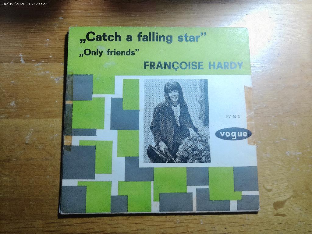 Francoise Hardy - Catch a falling star / only friends, Cd's en Dvd's, Vinyl Singles, Gebruikt, Fotohoes, Originele persing, Single