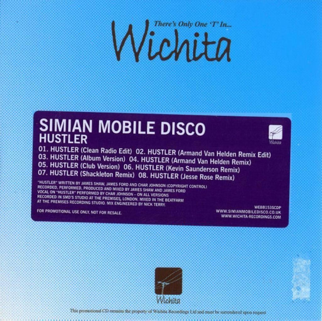 Simian Mobile Disco - Hustler (PROMO), Ophalen of Verzenden, Zo goed als nieuw, Overige genres