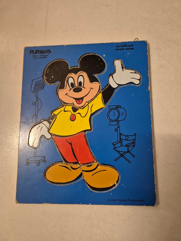 Walt disney mickey mouse puzzel, Verzamelen, Disney, Ophalen of Verzenden, Mickey Mouse