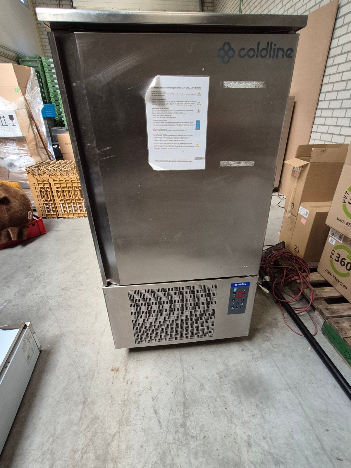 Coldline W10TGN Blastchiller/Freezer - Horeca Apparatuur, Ophalen of Verzenden, Gebruikt, Koelen en Vriezen