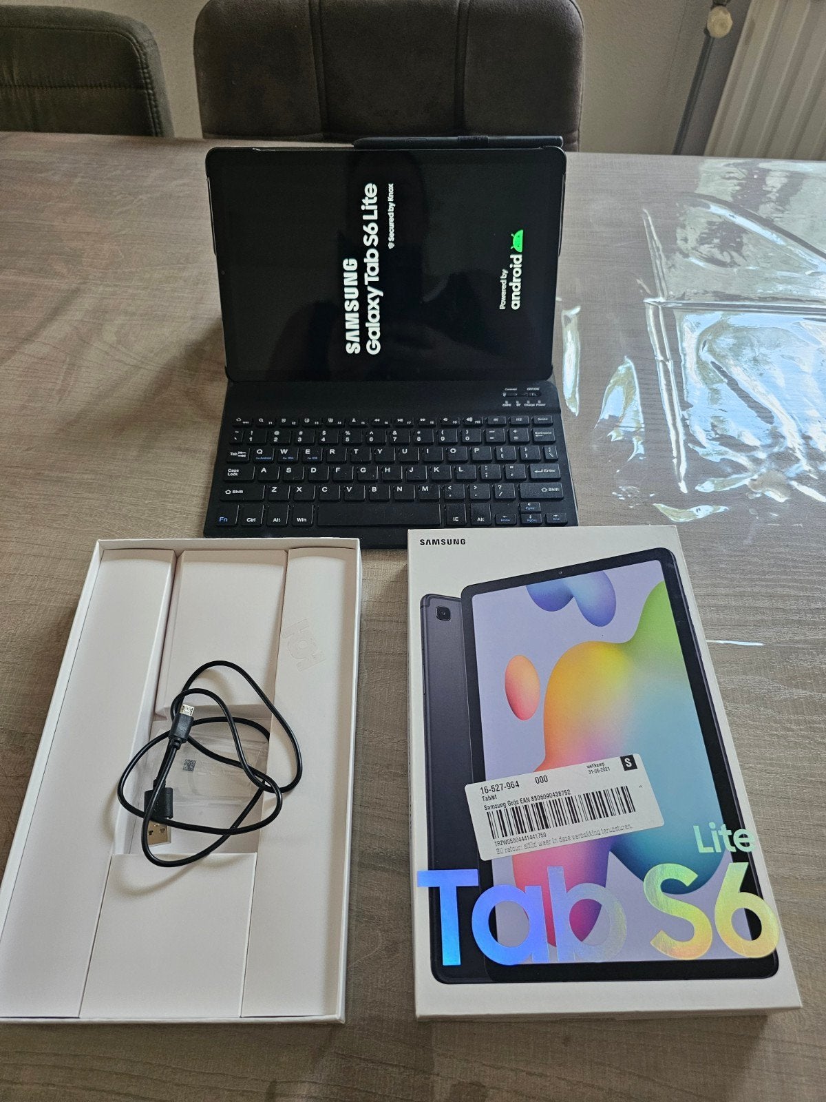 Samsung Galaxy Tab S6 Lite met toetsenbord en S Pen ., Zo goed als nieuw, Samsung, Wi-Fi, Ophalen
