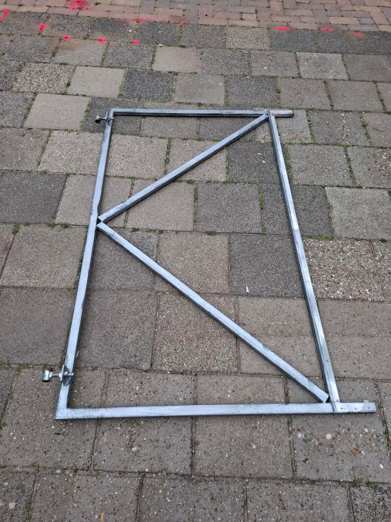 Metalen poort frame 155x100 cm, Tuin en Terras, Ophalen, Met poort, Gebruikt, Overige typen