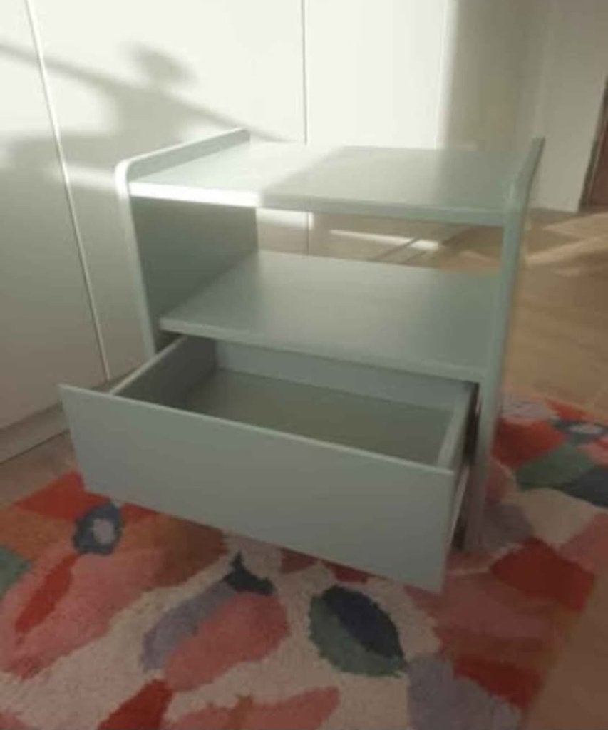 Nachttafeltje van La Redoute lichtgrijs, Ophalen, Zo goed als nieuw