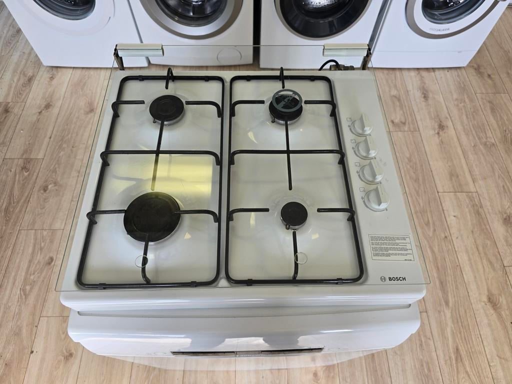 Bosch 4 pits vrijstaande gaskookplaat | ZGAN! | Garantie ✅️, Witgoed en Apparatuur, Kookplaten, Ophalen, 4 kookzones, Zo goed als nieuw