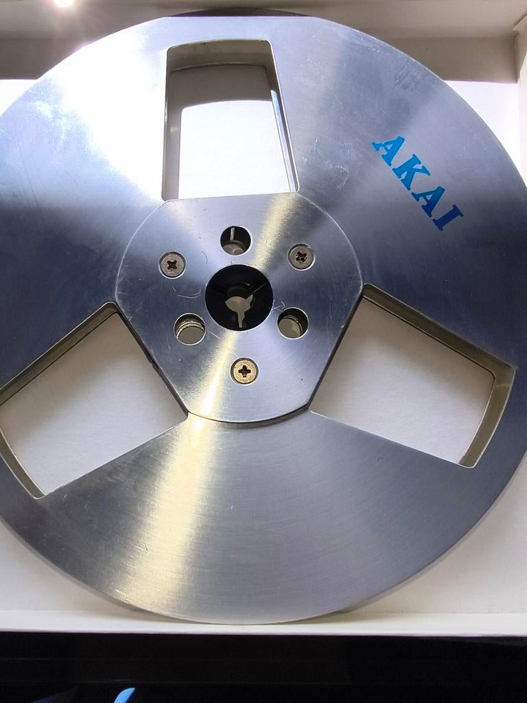 2 akai metalen 18 cm spoelen, Ophalen, Onderdeel