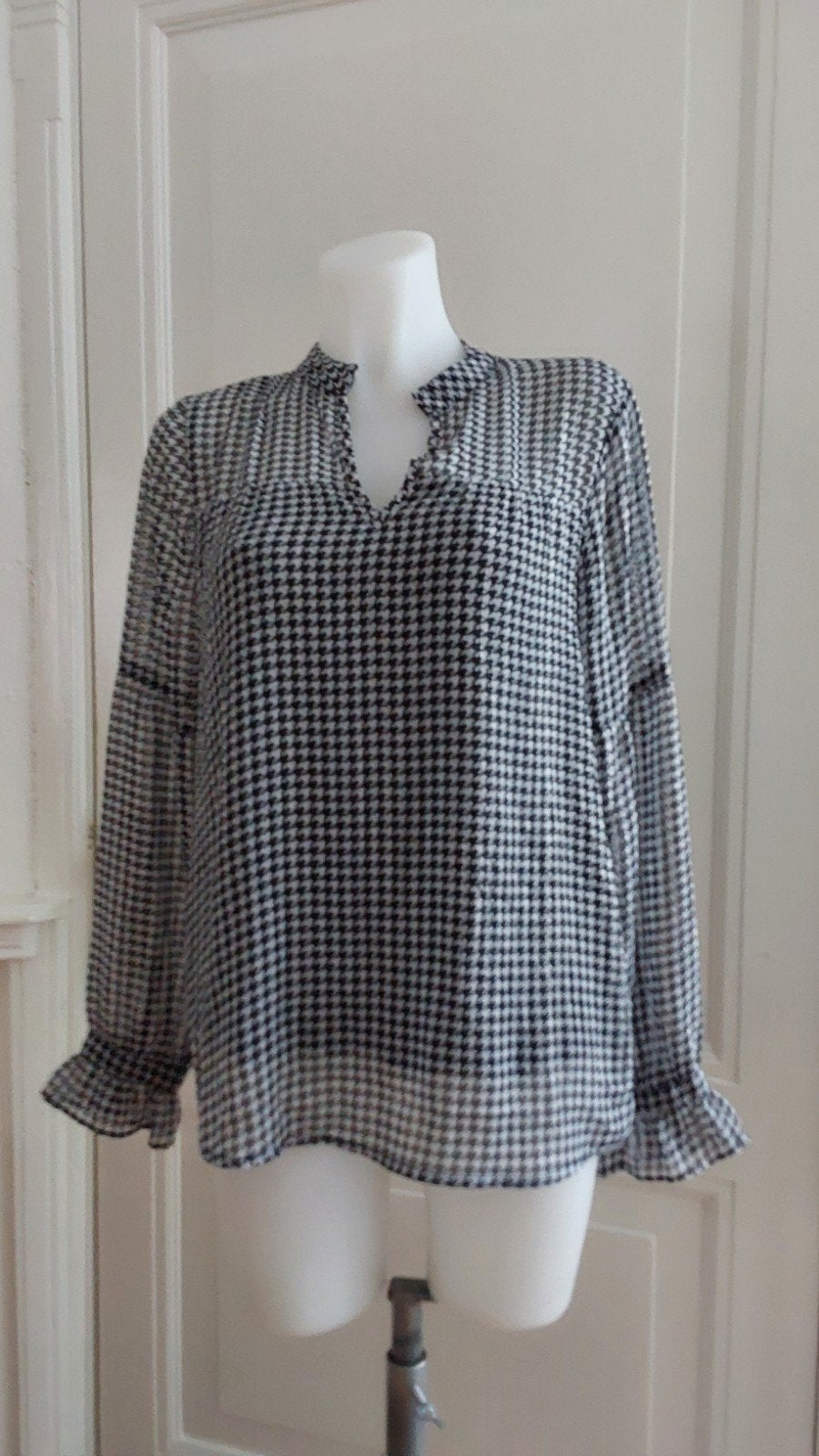 Leuke Tramontana top maat M - Zwart/Wit Pied-de-poule, Kleding | Dames, Maat 38/40 (M), Meerkleurig, Tramontana, Ophalen of Verzenden