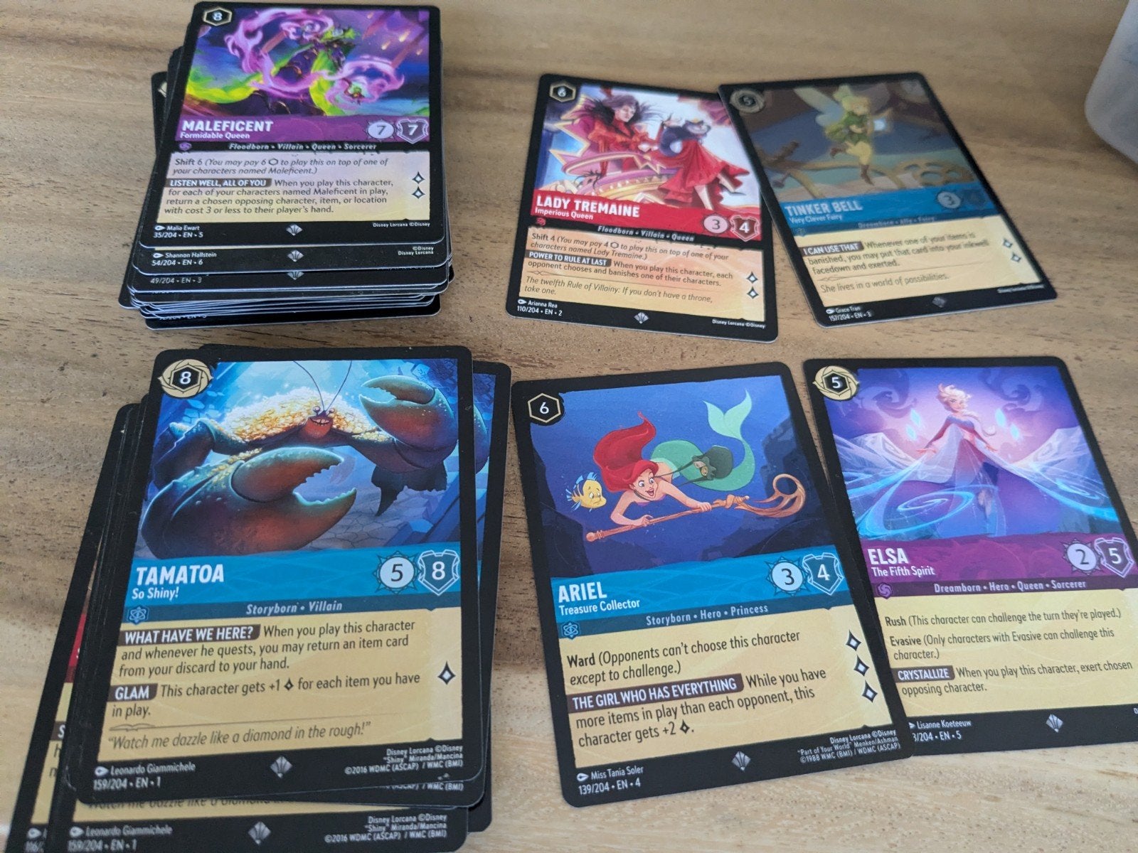 77 Lorcana Super Rare Kaarten, inclusief Glimmende Kaarten, Ophalen of Verzenden, Zo goed als nieuw, Meerdere kaarten, Foil
