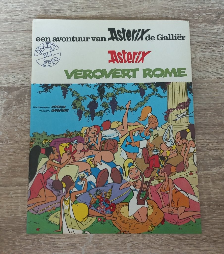 Asterix verovert Rome, Gelezen, Eén stripboek, Ophalen of Verzenden, Goscinny & Uderzo