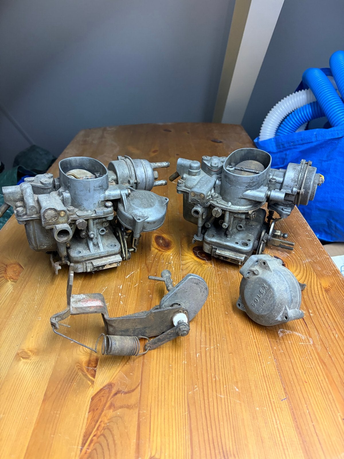 Set van 2 Solex 32 didta carburateurs, Ophalen of Verzenden, Gebruikt, Oldtimer onderdelen