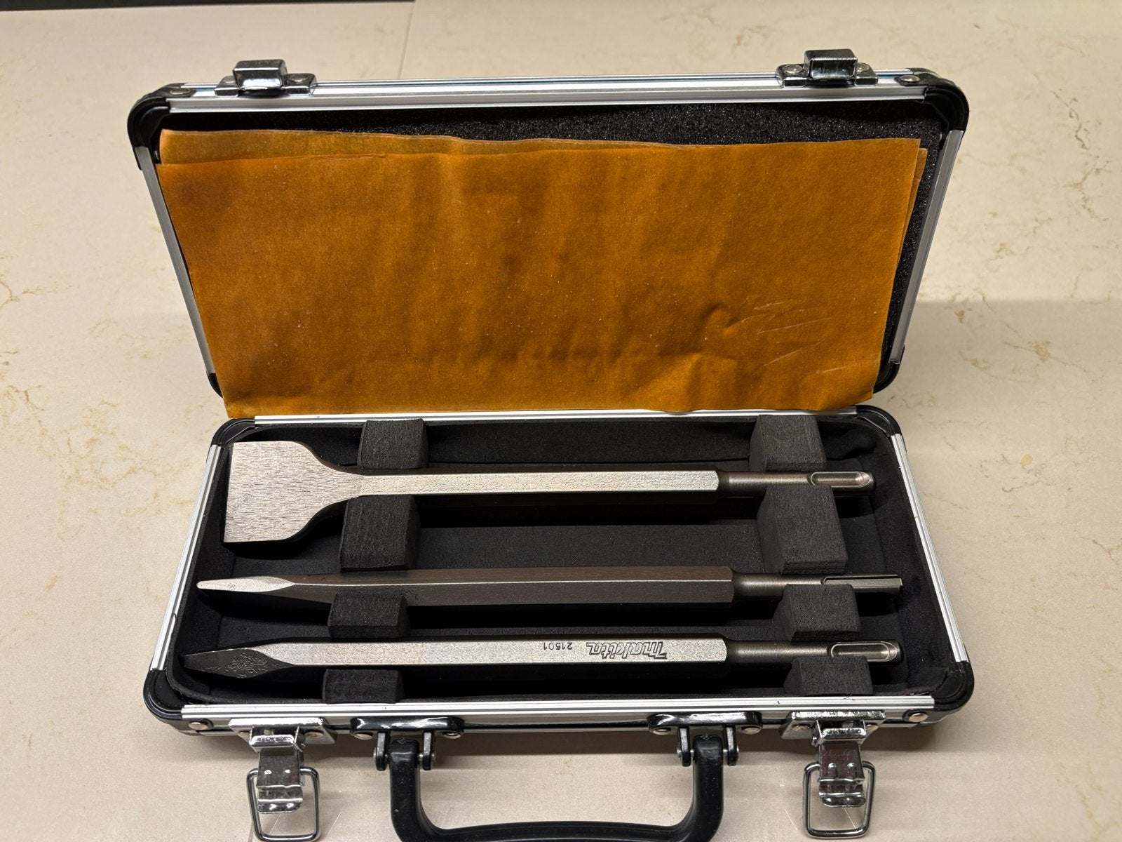 Makita D-42357 SDS-Plus 3-delige Beitelset in koffer, Ophalen of Verzenden, Nieuw, Beitel, Makita