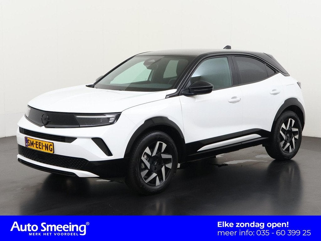 Opel Mokka 1.2 Turbo Hybrid GS | Camera | Carplay | Zondag o, Auto's, Opel, Stof, Gebruikt, 1199 cc, Wit