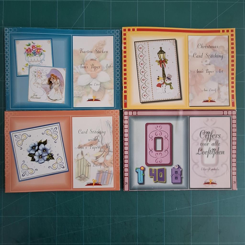 15 x Hobbydols - Borduren op papier, Hobby en Vrije tijd, Ophalen, Gebruikt, Overige thema's, Overige typen