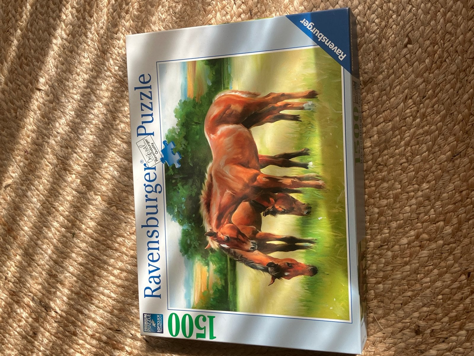 Nieuwe Ravensburger legpuzzel 1500 stukjes - Paarden, Ophalen of Verzenden, 500 t/m 1500 stukjes, Nieuw, Legpuzzel
