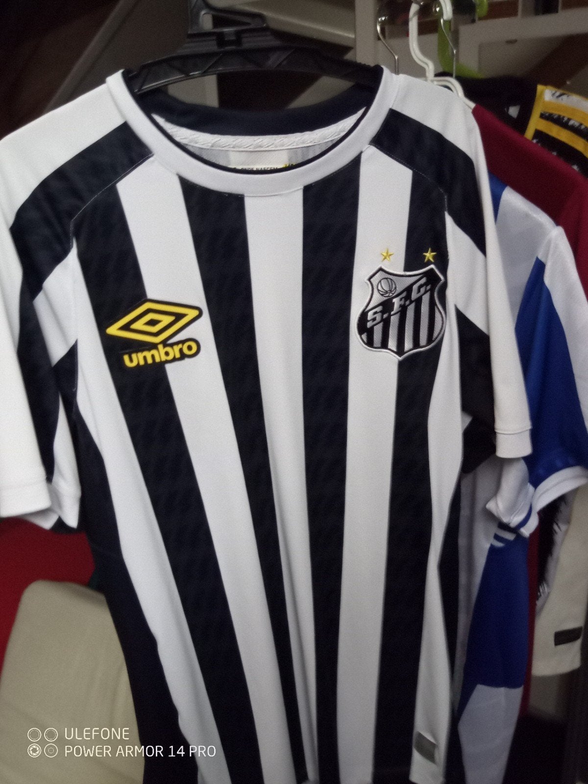 Santos Thuisshirt Maat S - Umbro, Ophalen of Verzenden, Gedragen, Wit, Overige typen