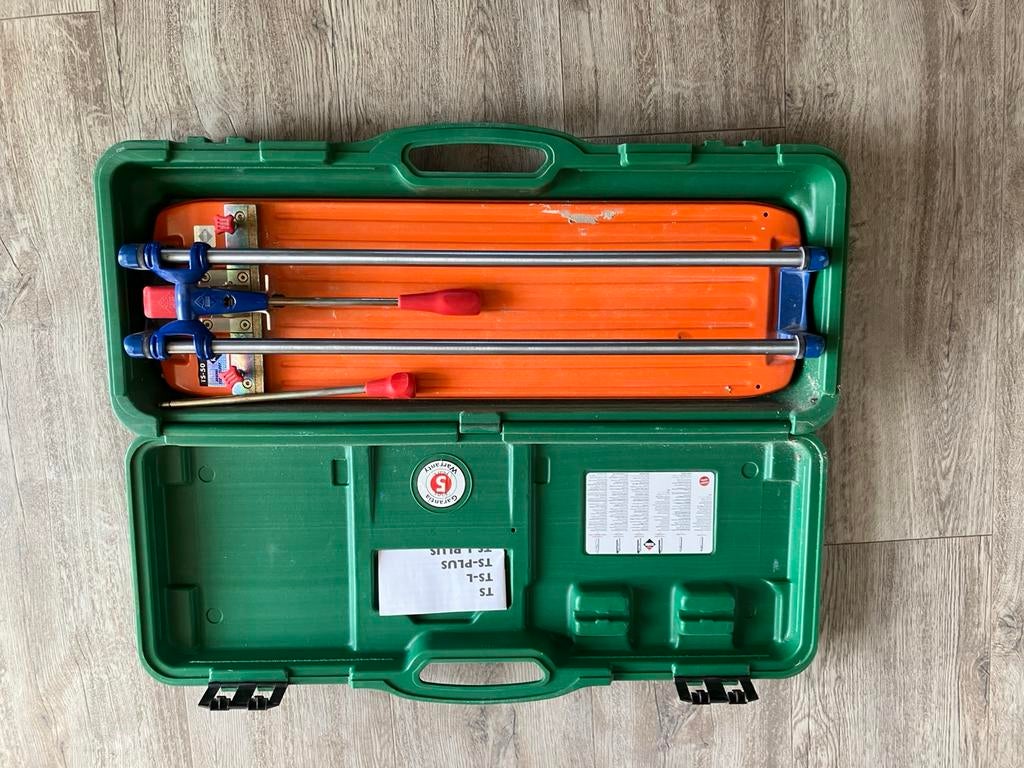 Rubi tegelsnijder Te koop, Overige materialen, 60 cm of meer, Ophalen of Verzenden, Zo goed als nieuw