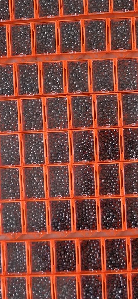 Partij splitlood 100x doosjes voor koopje, Verzenden, Nieuw, Dobber of Lood