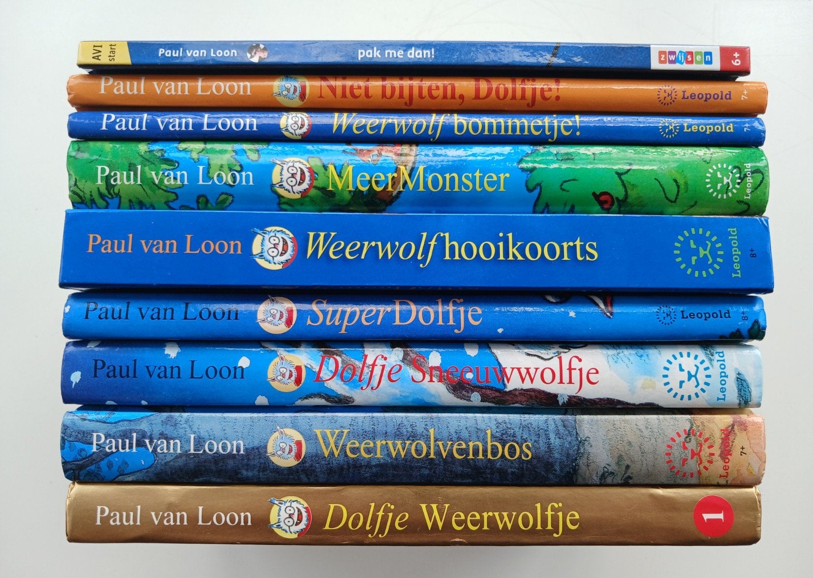 9x Dolfje Weerwolfje Boeken - Paul van Loon, Boeken, Ophalen of Verzenden, Paul van Loon