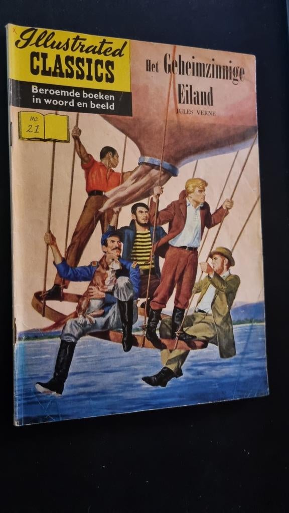 Het Geheimzinnige Eiland - Illustrated Classics No. 22, Boeken, Romans, Gelezen, Nederland, Ophalen of Verzenden