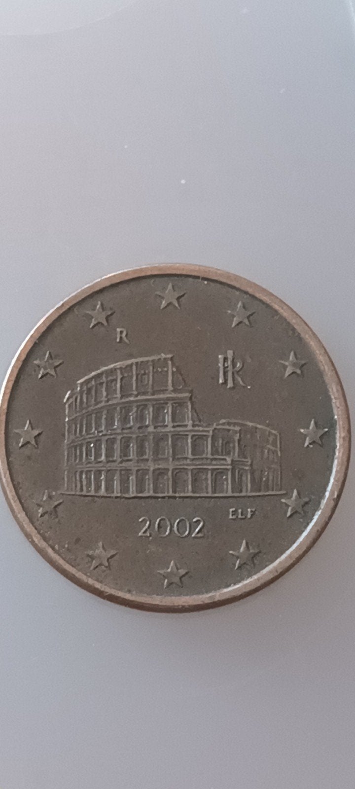 5 eurocent Italië Colosseum 2002, Postzegels en Munten, Munten | Europa | Euromunten, Ophalen of Verzenden, Italië, 5 cent, Losse munt