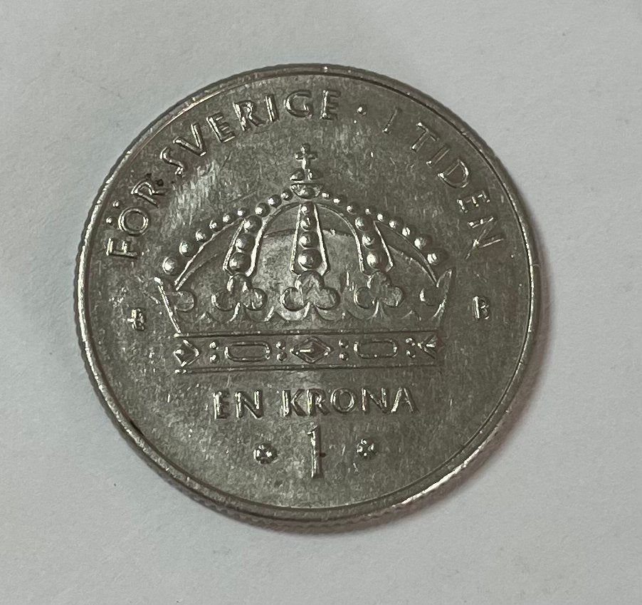 1 kroon Zweden 2002, Ophalen of Verzenden, Overige landen