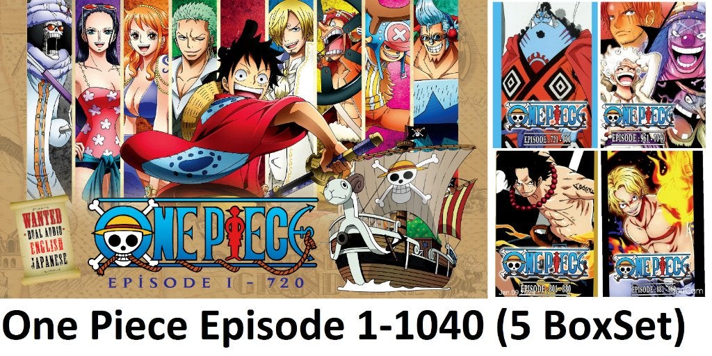 One Piece Episode 1-1040 DVD Collector Box ENG en JAP Taal, Alle leeftijden, Ophalen of Verzenden, Nieuw in verpakking, Amerikaans