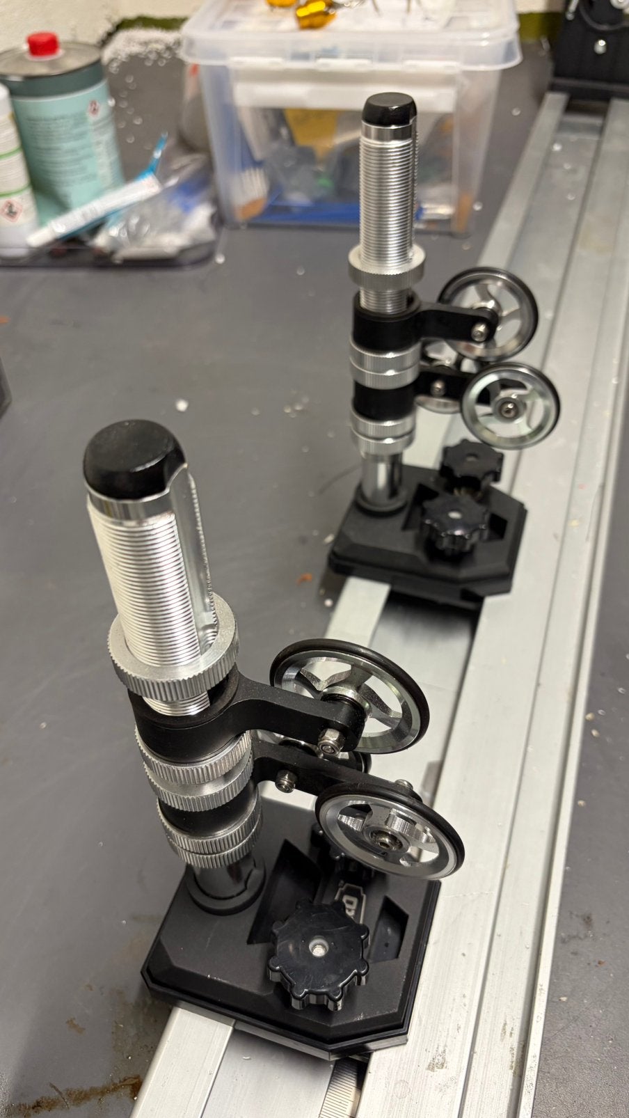 2x CRB PRO ROLLER STAND ROD SUPPORT met adapter plates, Ophalen of Verzenden, Zo goed als nieuw
