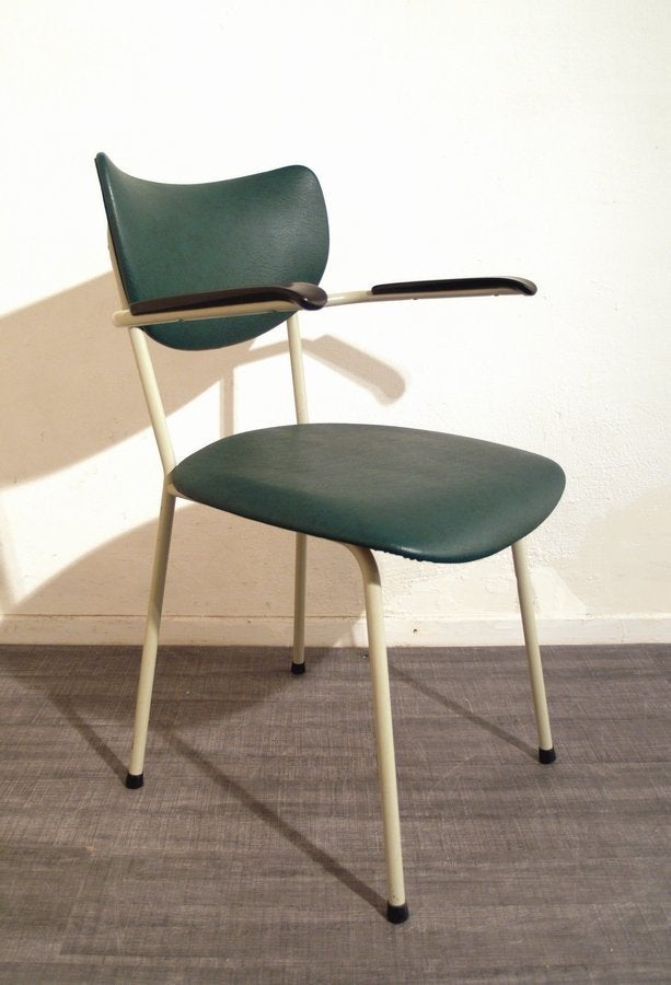 Jaren 60 de wit stoel model 3211 - mid century design, Huis en Inrichting, Ophalen, Gebruikt, -, -