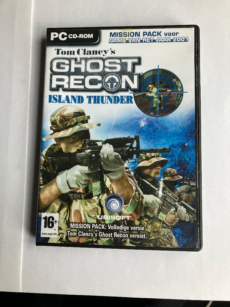 tom clancy's ghost recon island thunder pc game, Spelcomputers en Games, Avontuur en Actie, 1 speler, Ophalen of Verzenden, Zo goed als nieuw
