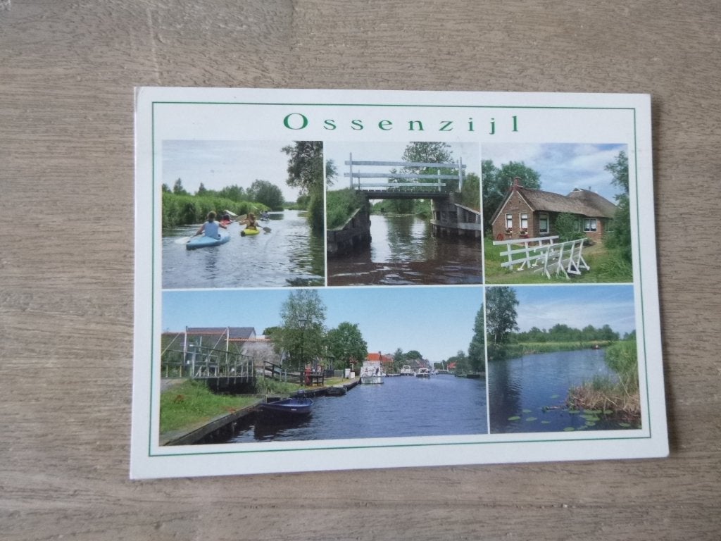 Ossenzijl ov, kano/boten, Verzenden, 1980 tot heden, Gelopen, Overijssel